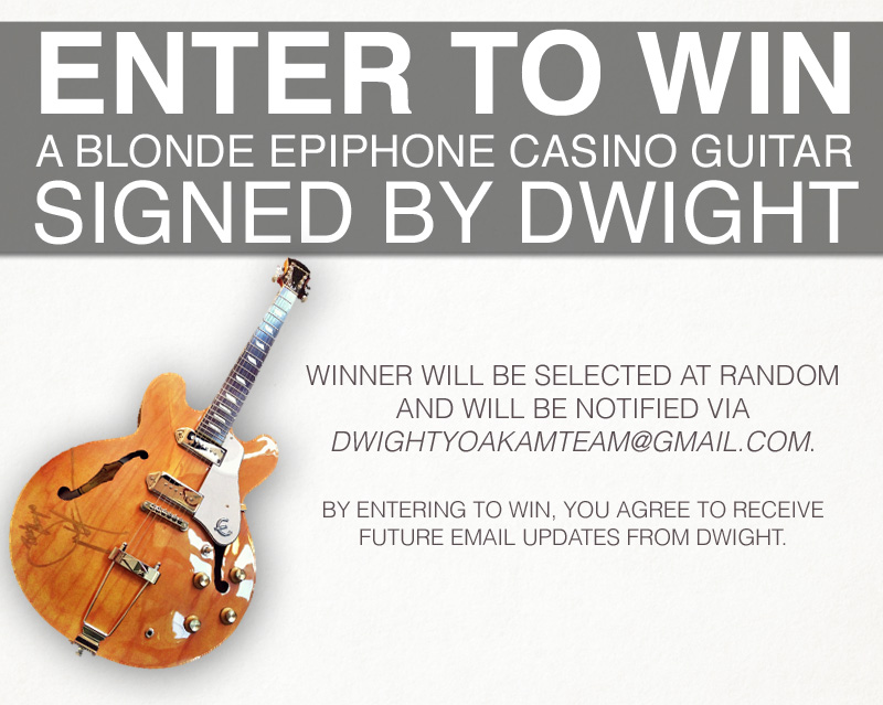 Win A Signed Casino by Dwight Yoakam